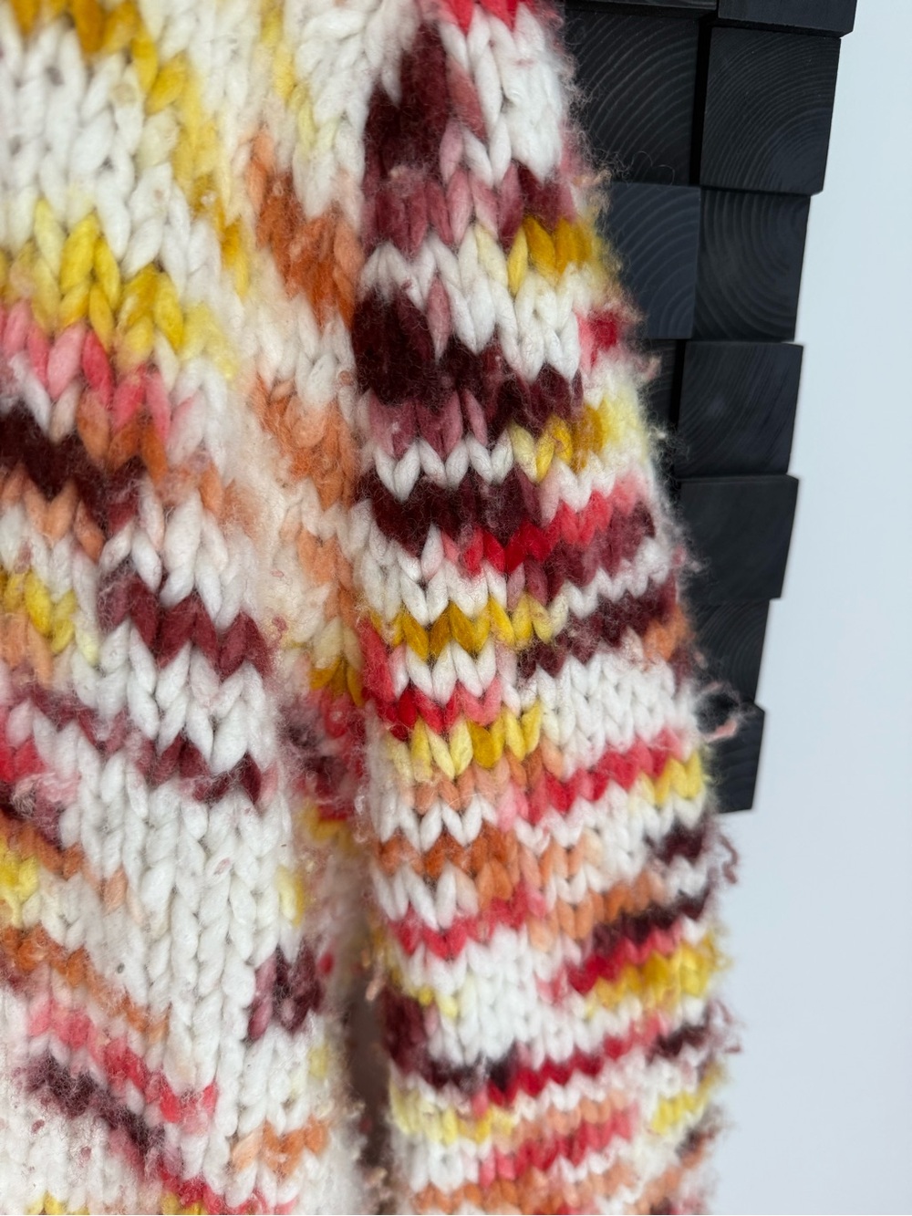 Gabriela Hearst Cashmere Multicolor Knit Sweater in Cream, Red, Yellow, Brown - Picture 2 of 14